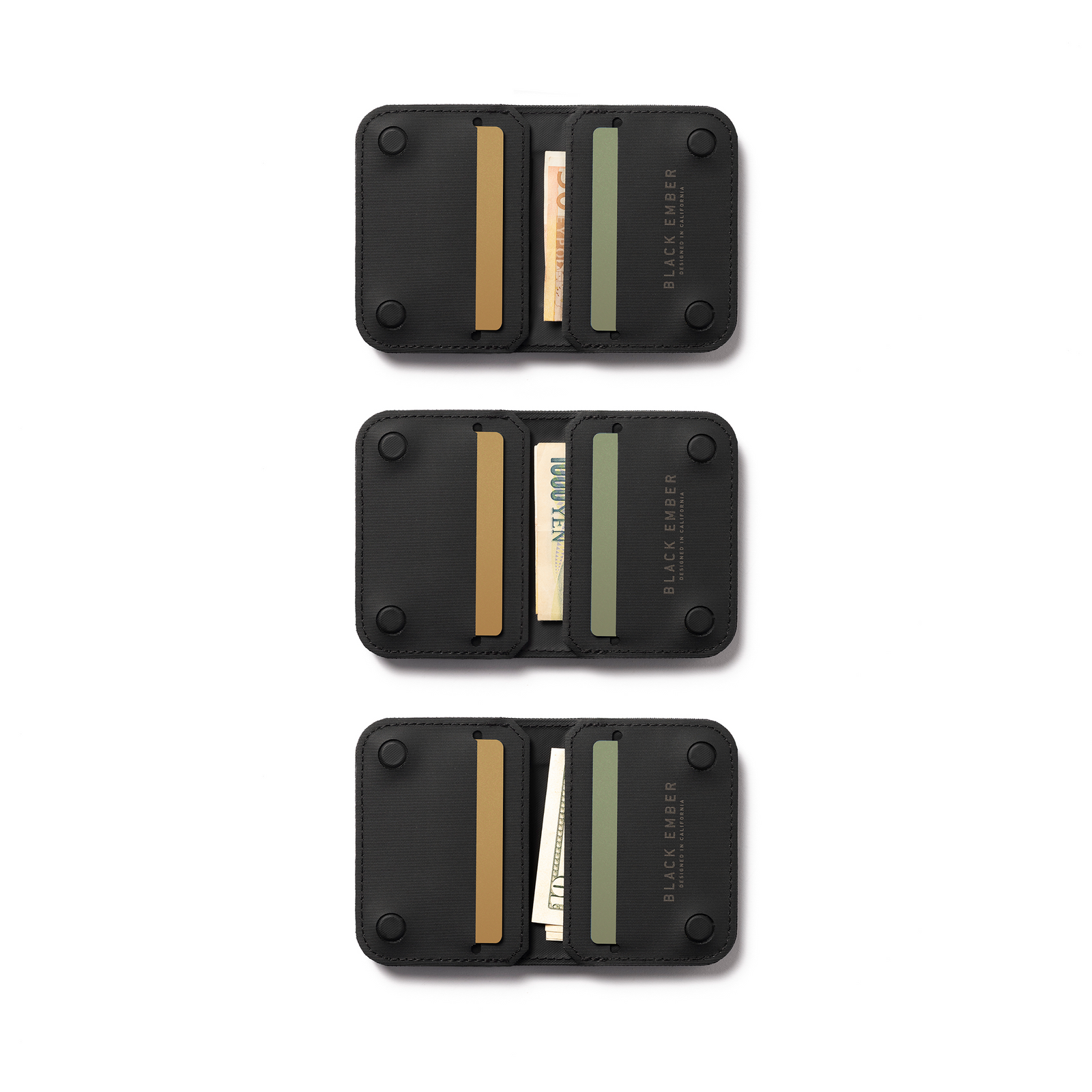No.7226002 MAGFOLD WALLET – BLACK EMBER